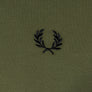 Fred Perry LS Twin Tipped Polo Shirt Uniform Green