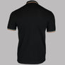 Fred Perry M3600 Polo Shirt Black/Blue/Clay