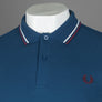 Fred Perry M3600 Polo Shirt Midnight Blue/Snow White