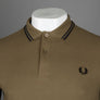 Fred Perry M3600 Polo Shirt Shaded Stone