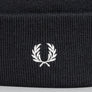 Fred Perry Merino Wool Beanie Black
