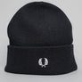 Fred Perry Merino Wool Beanie Black