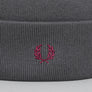 Fred Perry Merino Wool Beanie Gunmetal