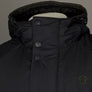 Fred Perry Padded Zip Through Jacket Black
