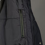 Fred Perry Padded Zip Through Jacket Black