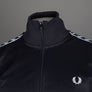 Fred Perry Panelled Taped Track Jacket Navy