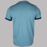 Fred Perry Ringer T-Shirt Ash Blue/Blue