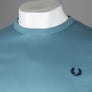 Fred Perry Ringer T-Shirt Ash Blue/Blue