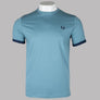 Fred Perry Ringer T-Shirt Ash Blue/Blue