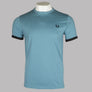 Fred Perry Ringer T-Shirt Ash Blue