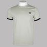 Fred Perry Ringer T-Shirt Light Oyster