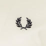 Fred Perry Striped Cuff Polo Shirt Ecru