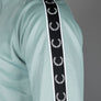 Fred Perry Taped Track Jacket Silver Blue