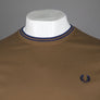 Fred Perry Twin Tipped T-Shirt Shaded Stone