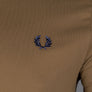 Fred Perry Twin Tipped T-Shirt Shaded Stone