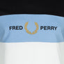 Fred Perry Embroidered Panel T-Shirt Snow White