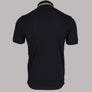 Fred Perry Tipped Placket Polo Shirt Black