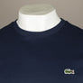 Lacoste Branded Side Taping T-Shirt Navy