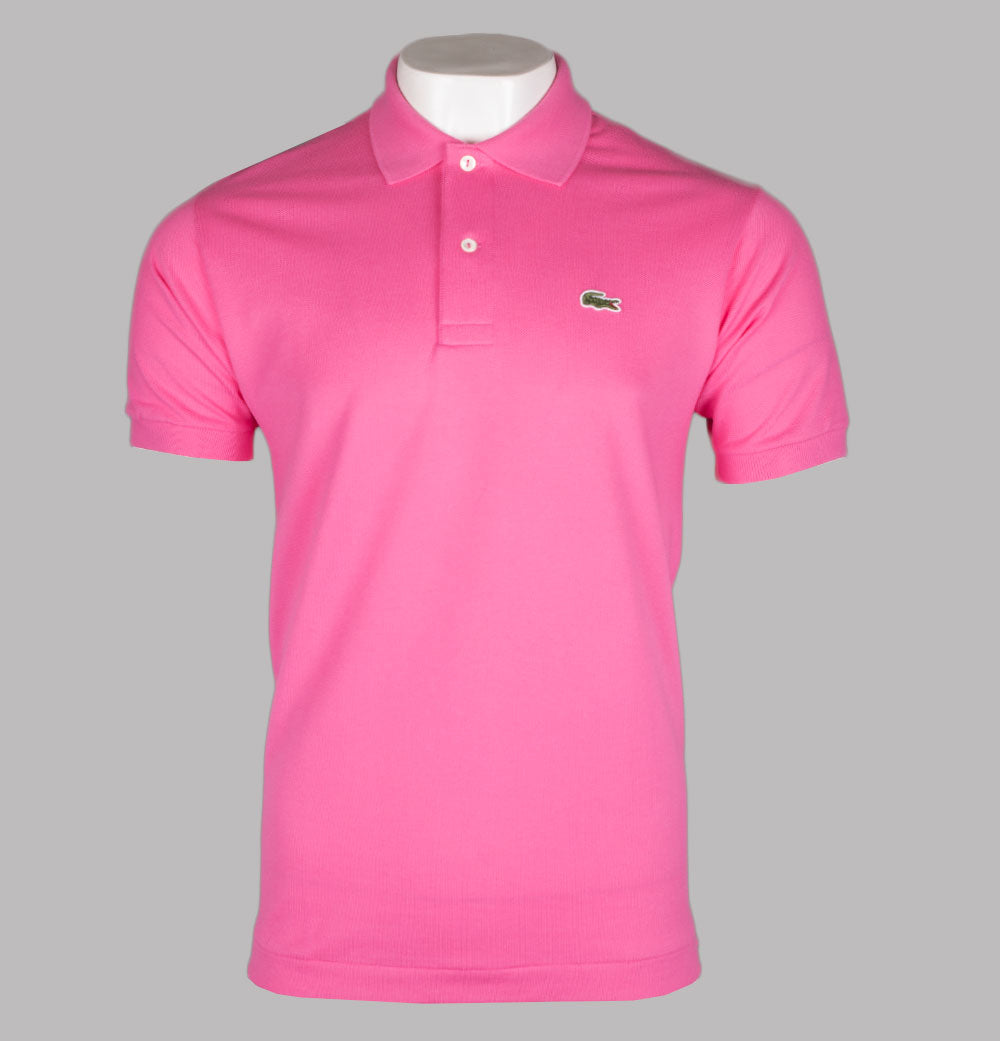 det samme hoppe Frø Lacoste Classic Fit L.12.12 Polo Shirt Bright Pink – Bronx Clothing
