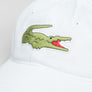 Lacoste Contrast Strap Large Croc Cap White