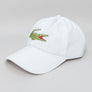 Lacoste Contrast Strap Large Croc Cap White
