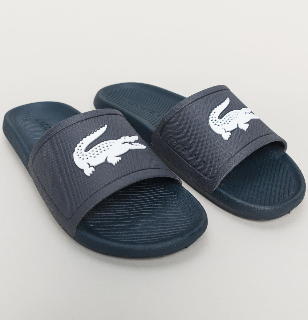 Lacoste croco sliders navy Clearance