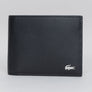 Lacoste Fitzgerald Leather Six Card Wallet Black