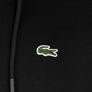 Lacoste Kangaroo Pocket Zip Up Sweatshirt Black