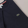 Lacoste Crew Neck Cotton T-Shirt Navy Blue