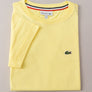 Lacoste Crew Neck Cotton T-Shirt Yellow