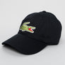 Lacoste Large Croc Organic Cotton Twill Cap Black