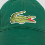 Lacoste Large Croc Organic Cotton Twill Cap Green