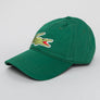 Lacoste Large Croc Organic Cotton Twill Cap Green