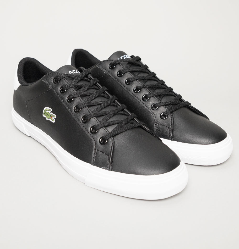 Lacoste Lerond Plus Trainers Black/White – Bronx Clothing