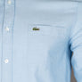 Lacoste Regular Fit Cotton Oxford Shirt Blue