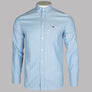 Lacoste Regular Fit Cotton Oxford Shirt Blue