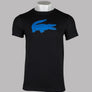 Lacoste Sport 3D Print Crocodile T-Shirt Black/Blue