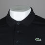 Lacoste Sport Cotton Blend Ottoman Polo Shirt Black