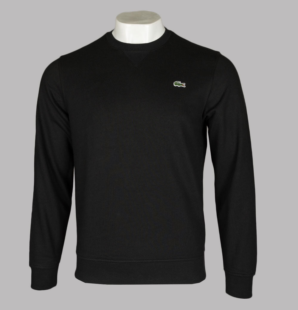 Lacoste Sport Cotton Blend Sweatshirt Black –