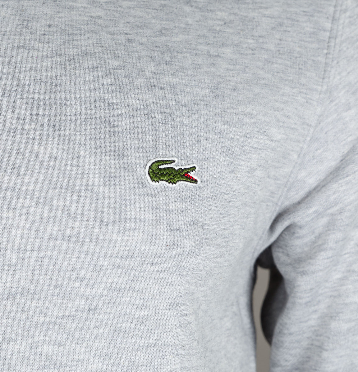 Mens grey lacoste on sale jumper