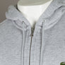 Lacoste Zip Up Hooded Sweatshirt Light Grey