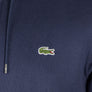 Lacoste Zip Up Hooded Sweatshirt Navy