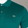 Lacoste Cotton Jersey Polo Shirt Green