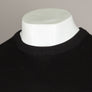 Lacoste Crew Neck Caviar Pique Accent Cotton Sweater Black