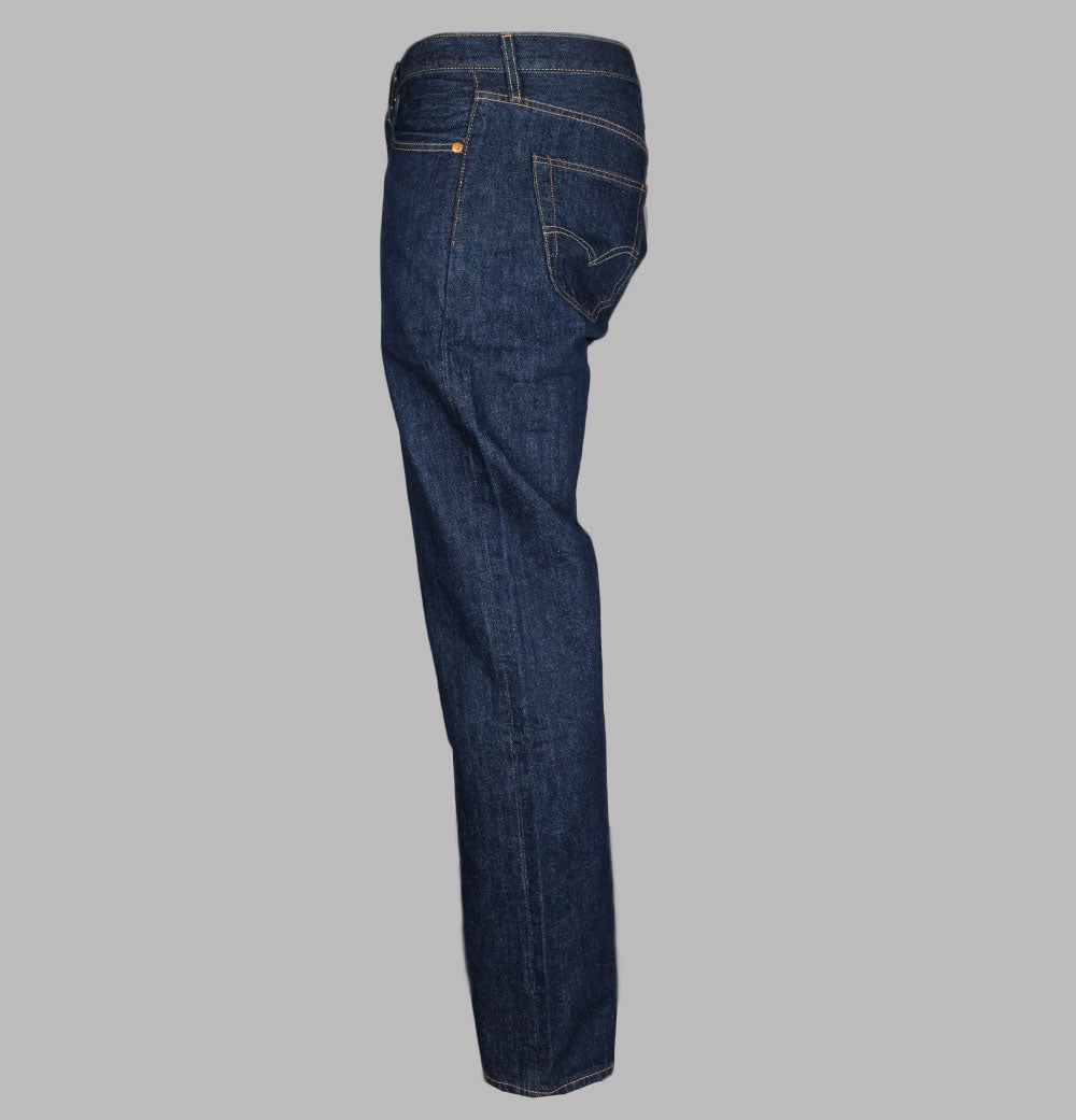 Levis 501 Original Regular Fit Mens Jeans - Onewash Blue - Jeans