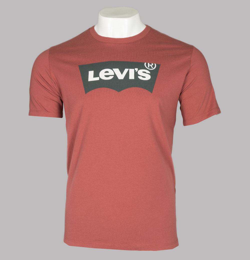 Levi s Classic Housemark T Shirt Marsala