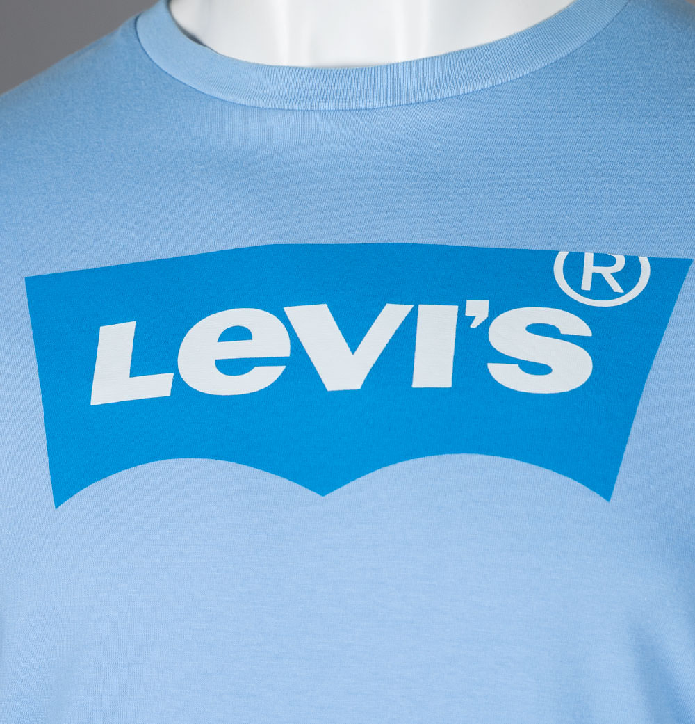 Levis Blue Tshirt Levi's® Graphic Crew Neck T-Shirt Sky Blue