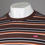 Levi's® Original HM Stripe T-Shirt Chocolate