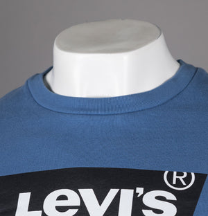 Levi's® Standard Graphic Sweatshirt Sunset Blue