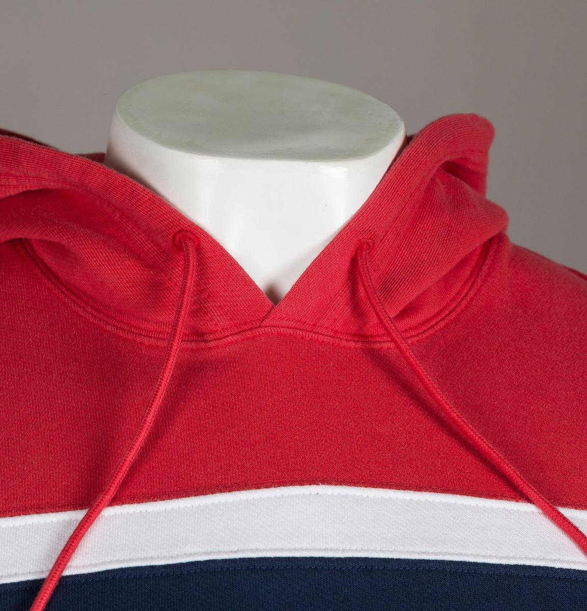 Red white hoodie deals
